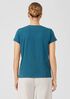 Organic Pima Cotton Jersey V-Neck Tee