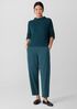 Peruvian Cotton Blend Funnel Neck Top