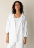 Garment-Dyed Organic Cotton Terry Hooded Jacket
