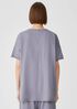 Slubby Organic Cotton Jewel Neck Sleep Tee