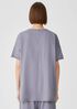 Organic Cotton Slub Jewel Neck Tee