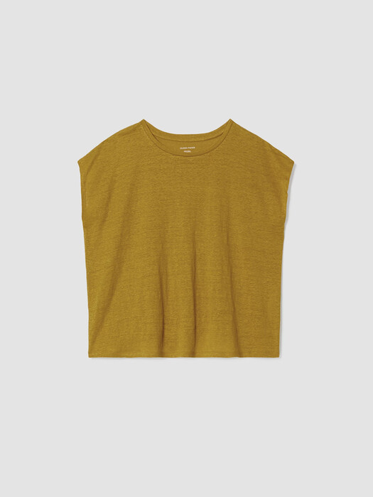 Organic Linen Jersey Square Top
