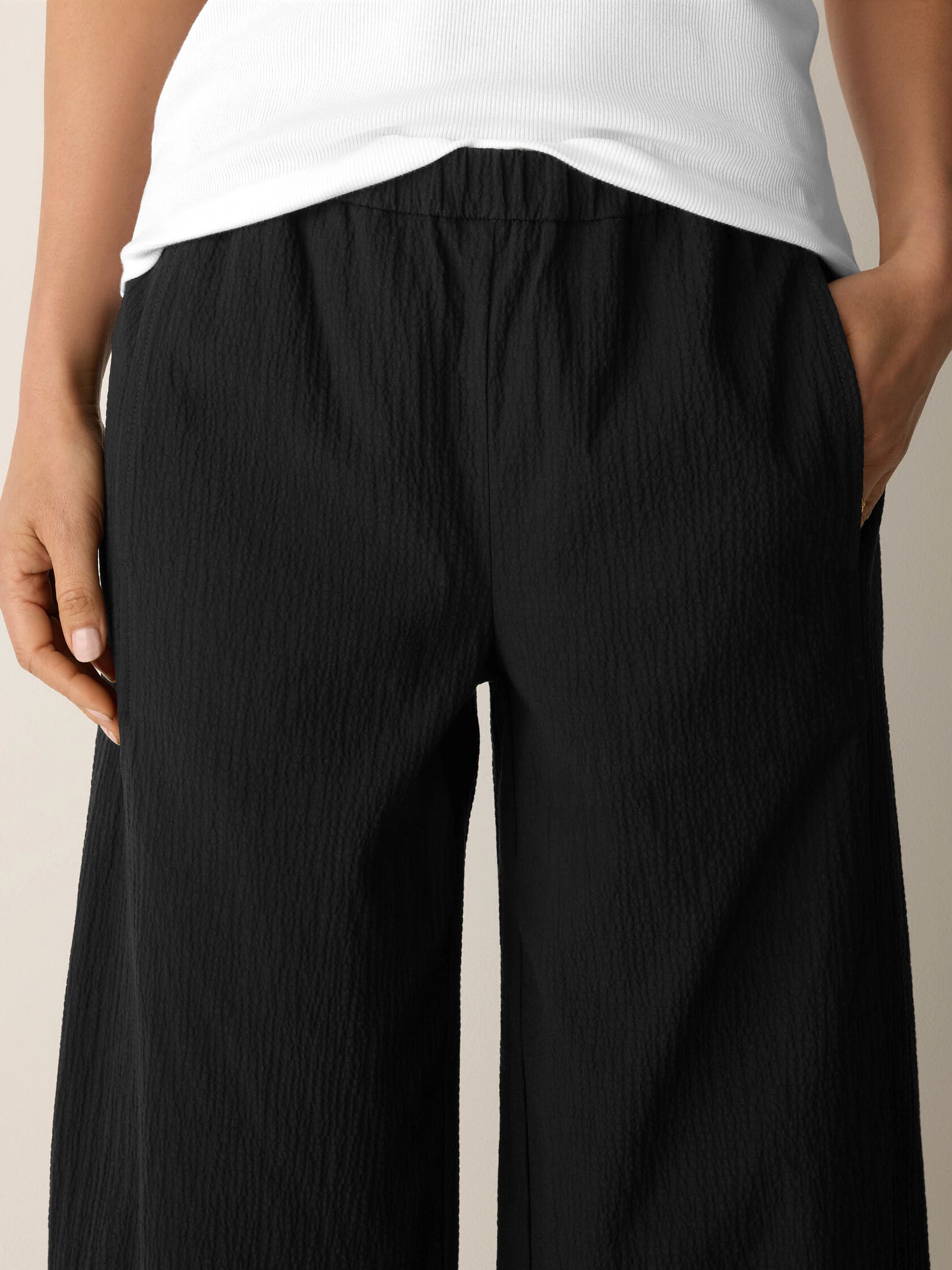 Organic Cotton Pucker Lantern Pant