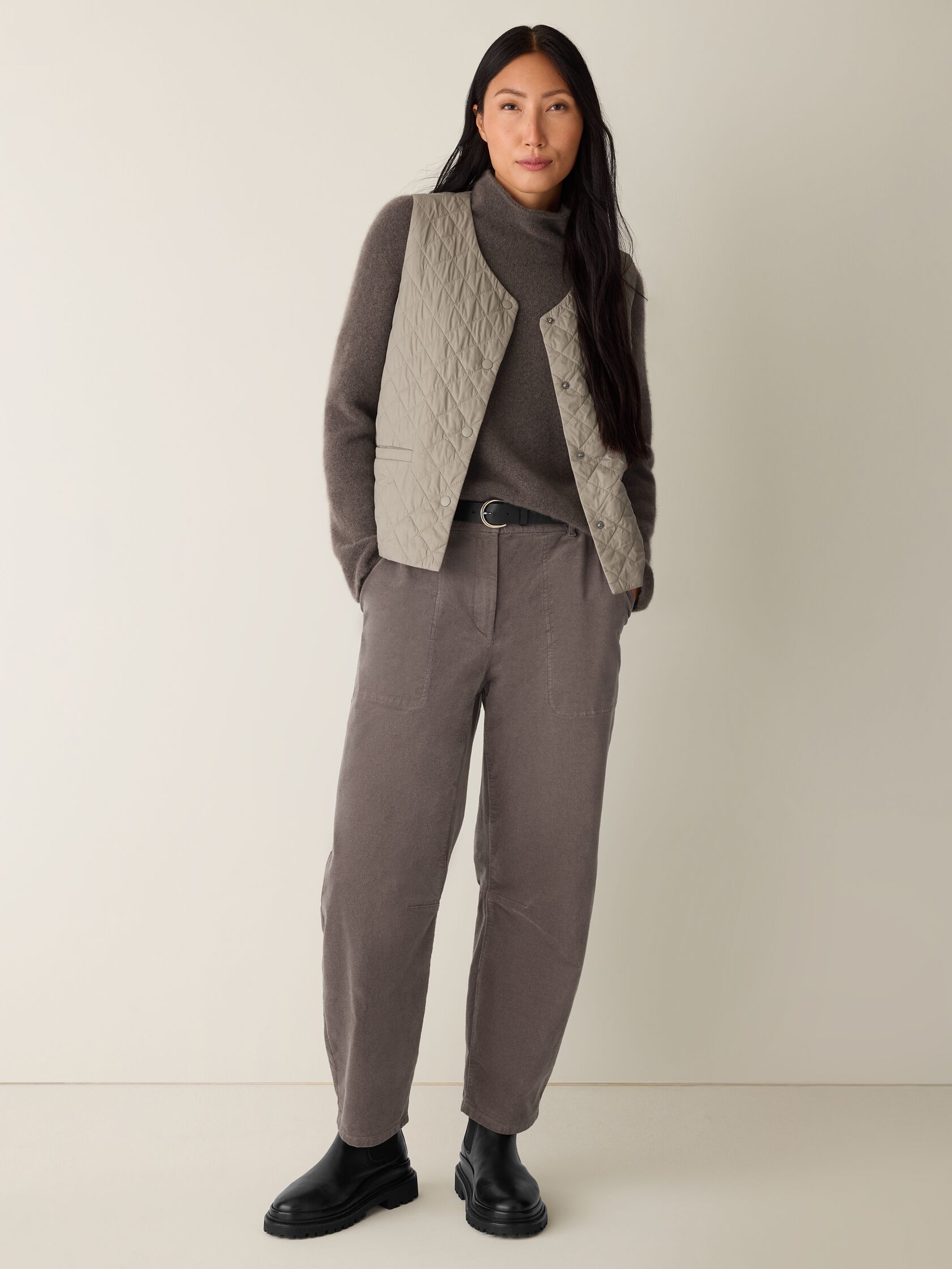 Brushed Organic Cotton Arch Pant
