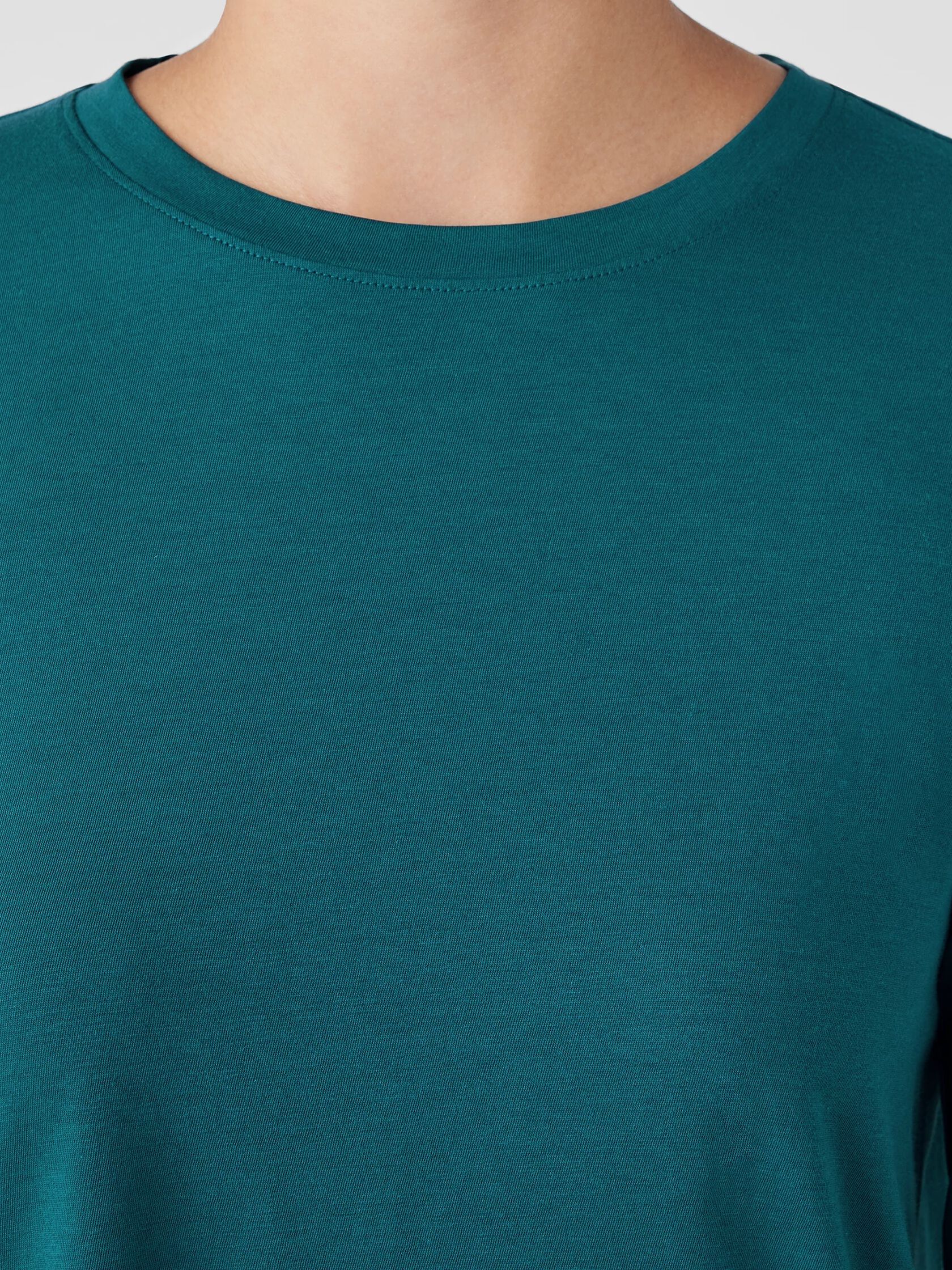 Organic Pima Cotton Jersey Long-Sleeve Tee
