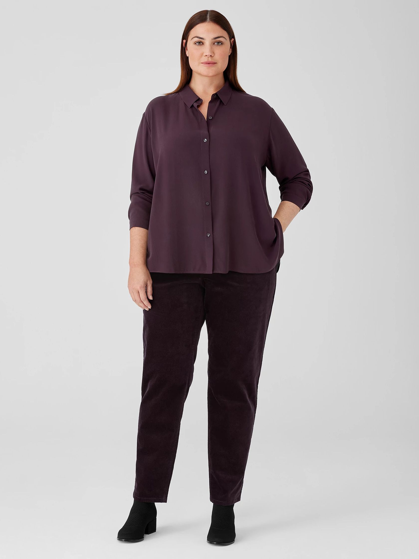 Organic Cotton Stretch Velveteen Pant