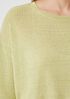 Organic Linen Delave Round Neck Top