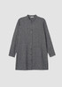 Hemp Organic Cotton Grid Long Shirt