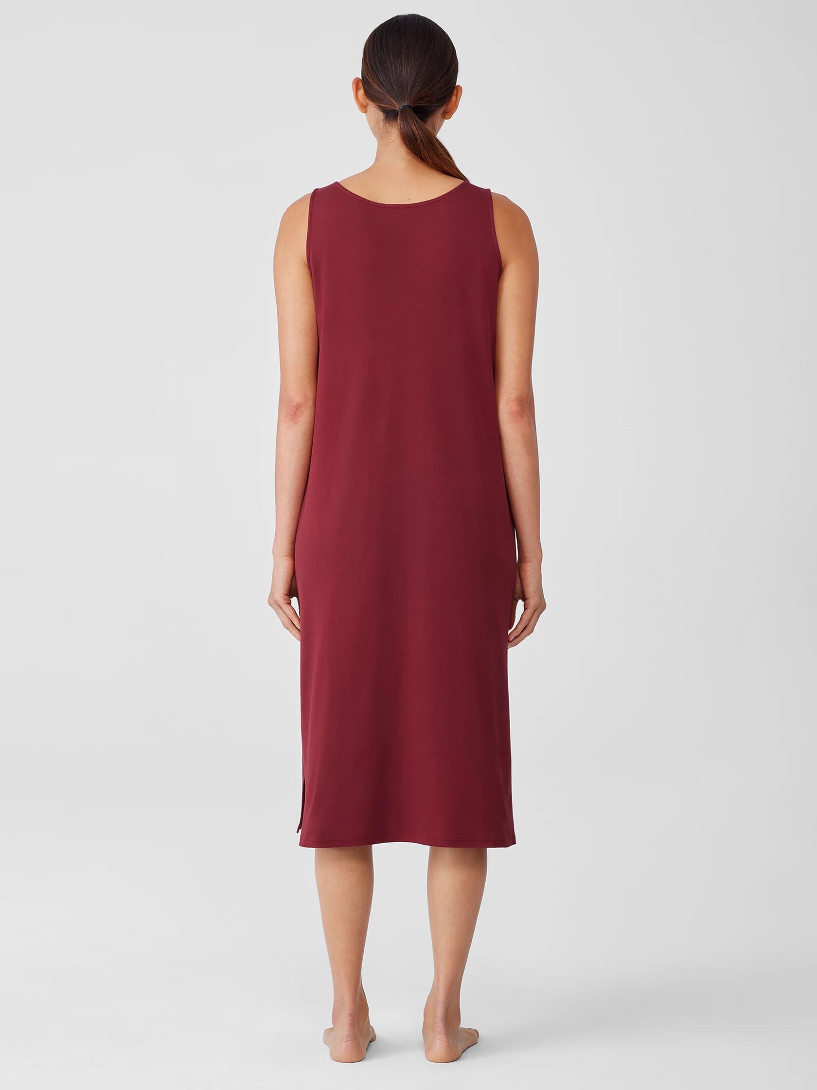 Organic Cotton Interlock Tank Sleep Dress
