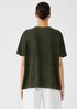 Organic Cotton Hazy Slub Crew Neck Tee