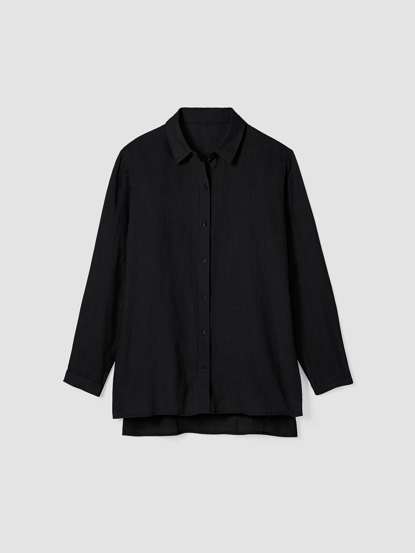 Handkerchief Linen Classic Collar Shirt