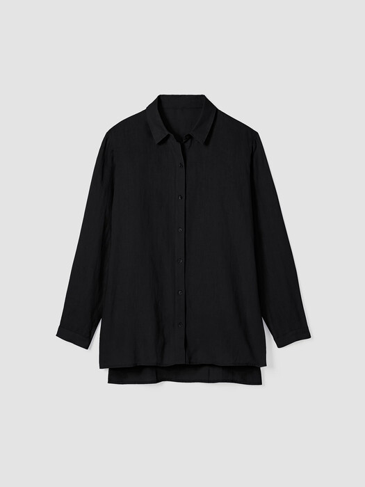Handkerchief Linen Classic Collar Shirt