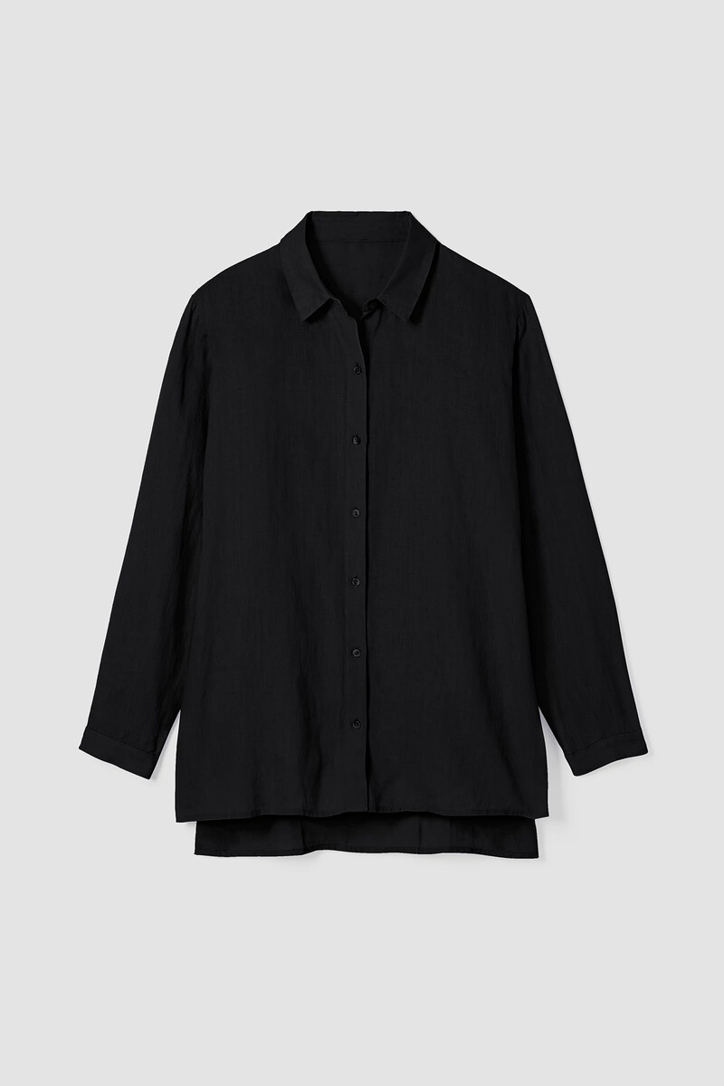 Handkerchief Linen Classic Collar Shirt Handkerchief Linen Classic Collar Shirt