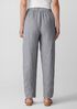Puckered Organic Linen Stripe Lantern Pant