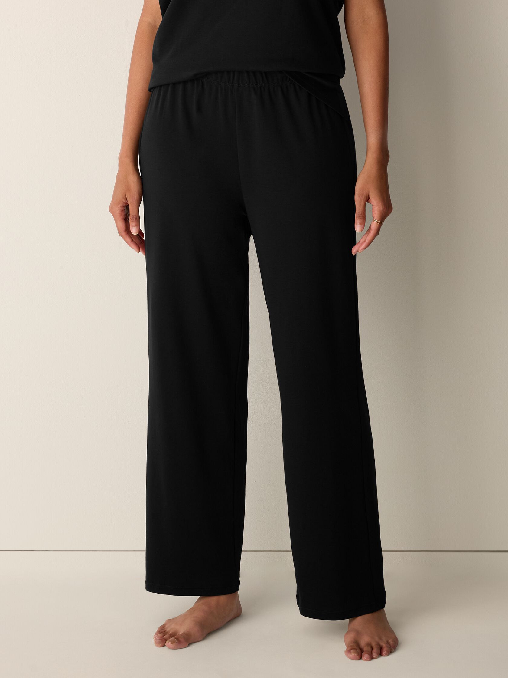 Organic Cotton Interlock Straight Sleep Pant