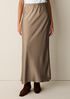 Heavyweight Silk Charmeuse Bias Skirt