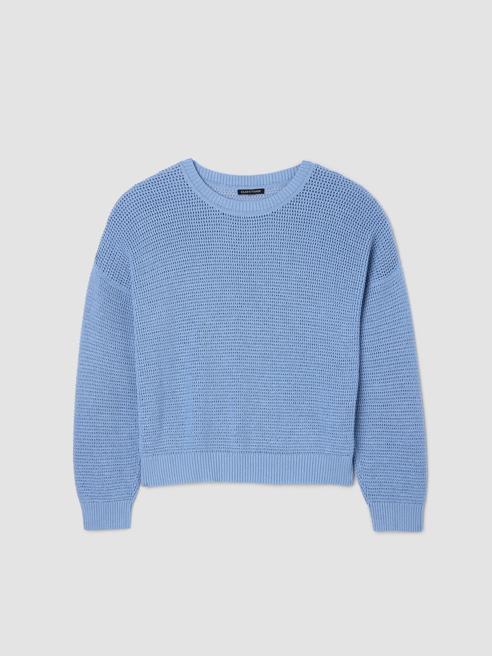 Peruvian Cotton Blend Crew Neck Top