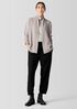 Italian Cashmere High Collar Cardigan