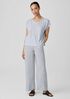 Organic Linen Jersey V-Neck Tee