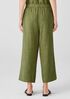 Washed Organic Linen Delave Wide-Leg Pant