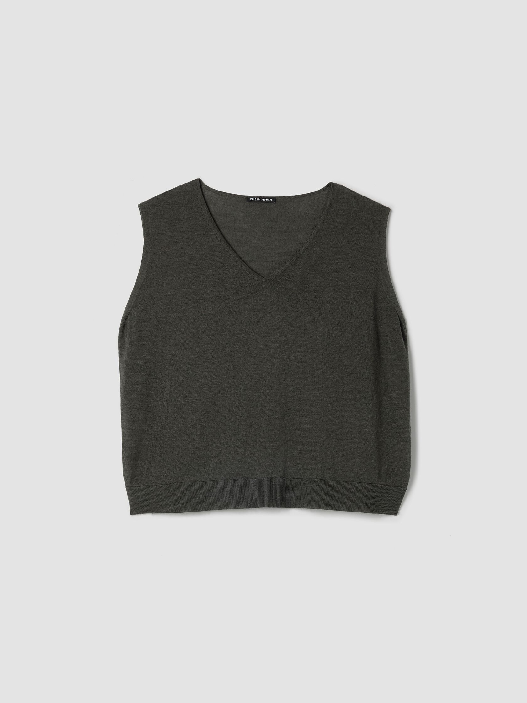 Superfine Merino Vest in Regenerative Wool