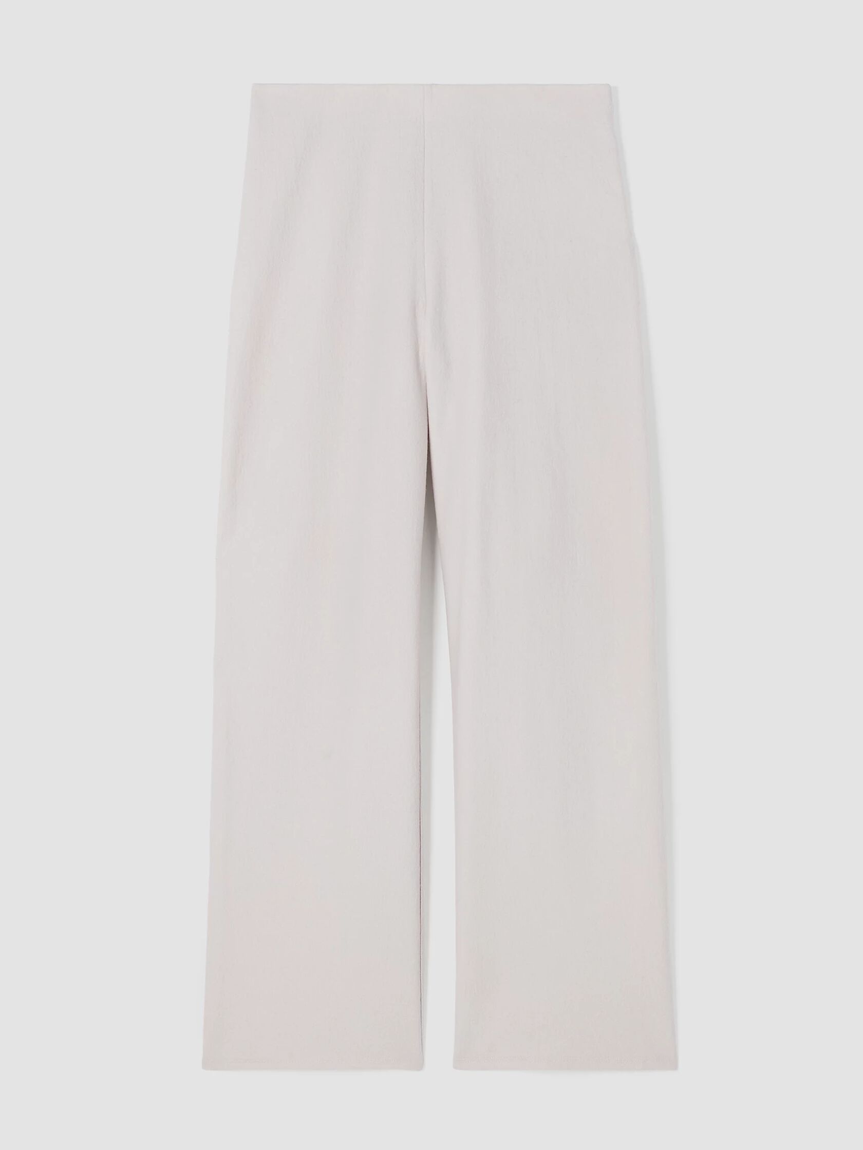 Boiled Wool Jersey Straight Pant