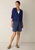 Organic Linen Cotton Slub Slouchy Cardigan