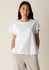 Organic Cotton Slubby Jersey Crew Neck Tee