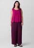 Silk Georgette Crepe Round Neck Vest