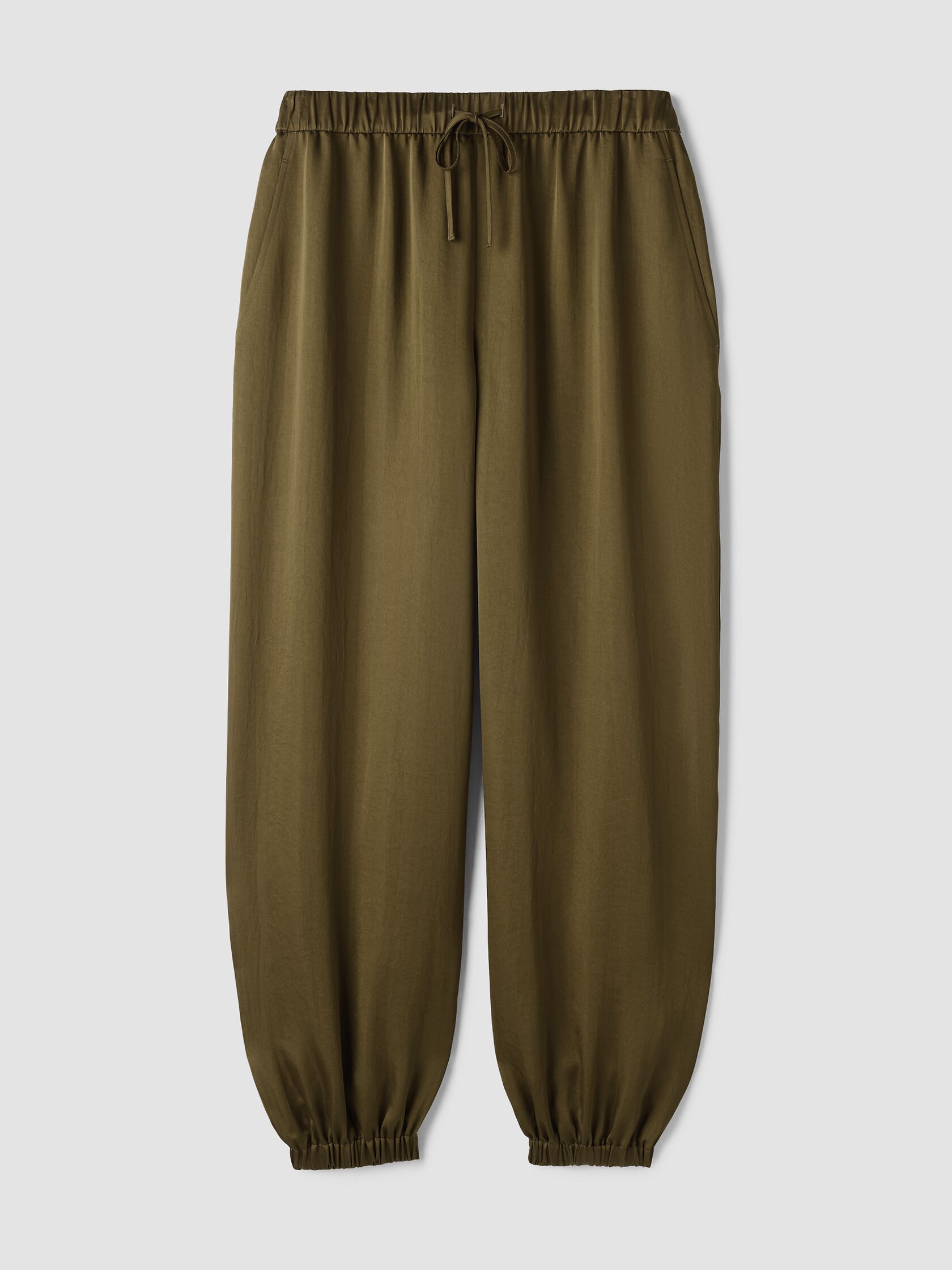 Smooth Satin Shimmer Jogger