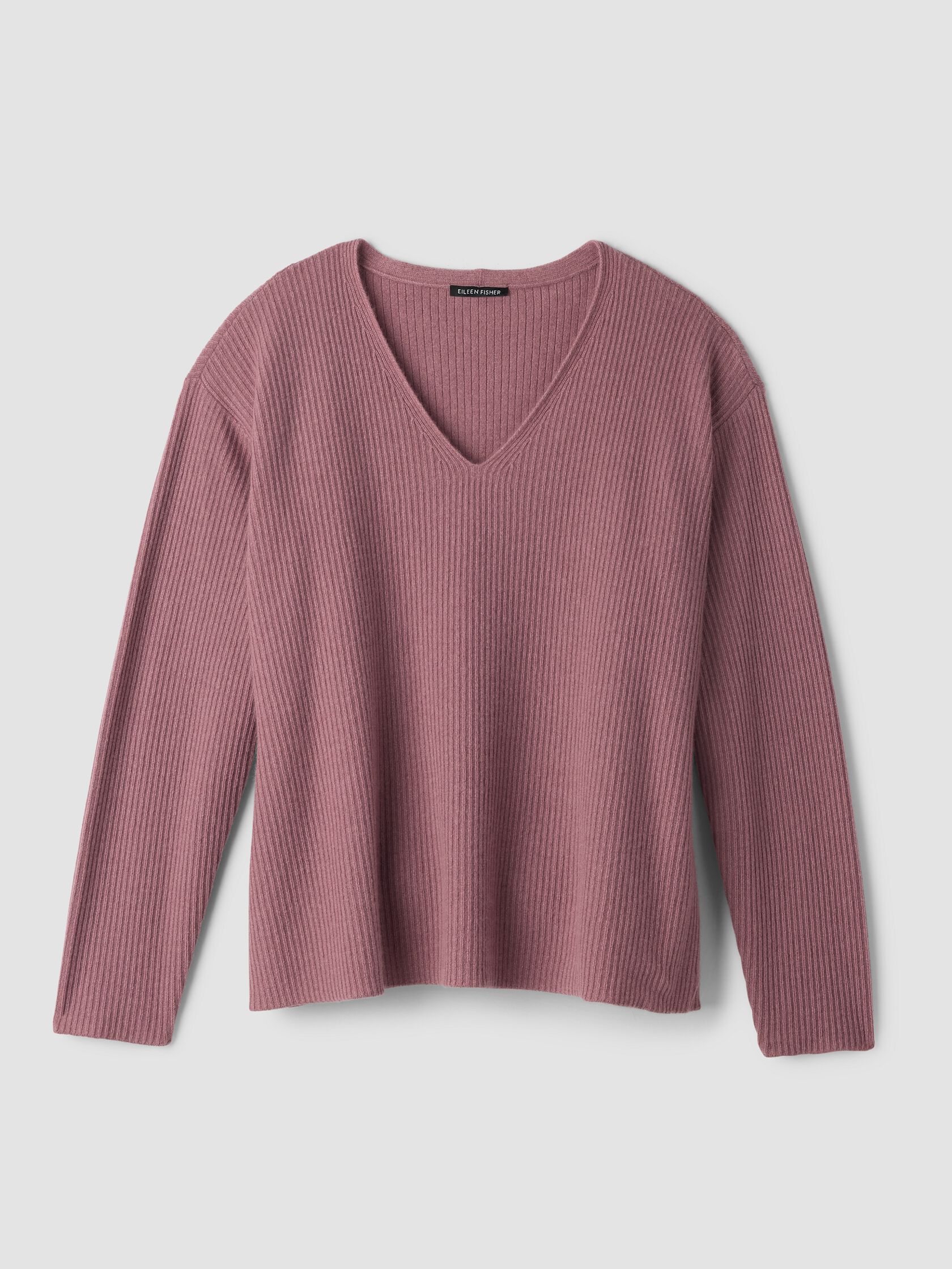 Italian Cashmere V-Neck Top