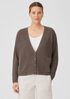 Organic Linen Cotton V-Neck Cardigan