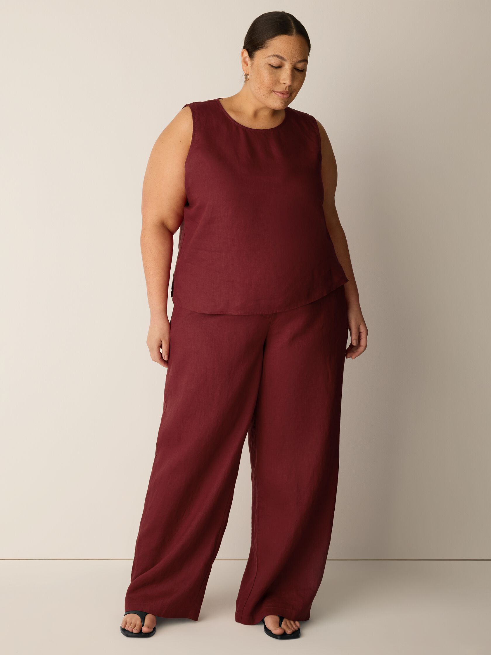 Organic Linen Full-Length Trouser