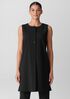 Organic Cotton Pucker Long Vest