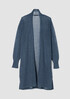 Organic Linen Cotton Cord Long Cardigan