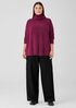 Organic Cotton Chenille Turtleneck Top