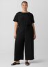 Woven Plissé Jumpsuit