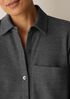 Cozy Waffle Knit Classic Collar Shirt