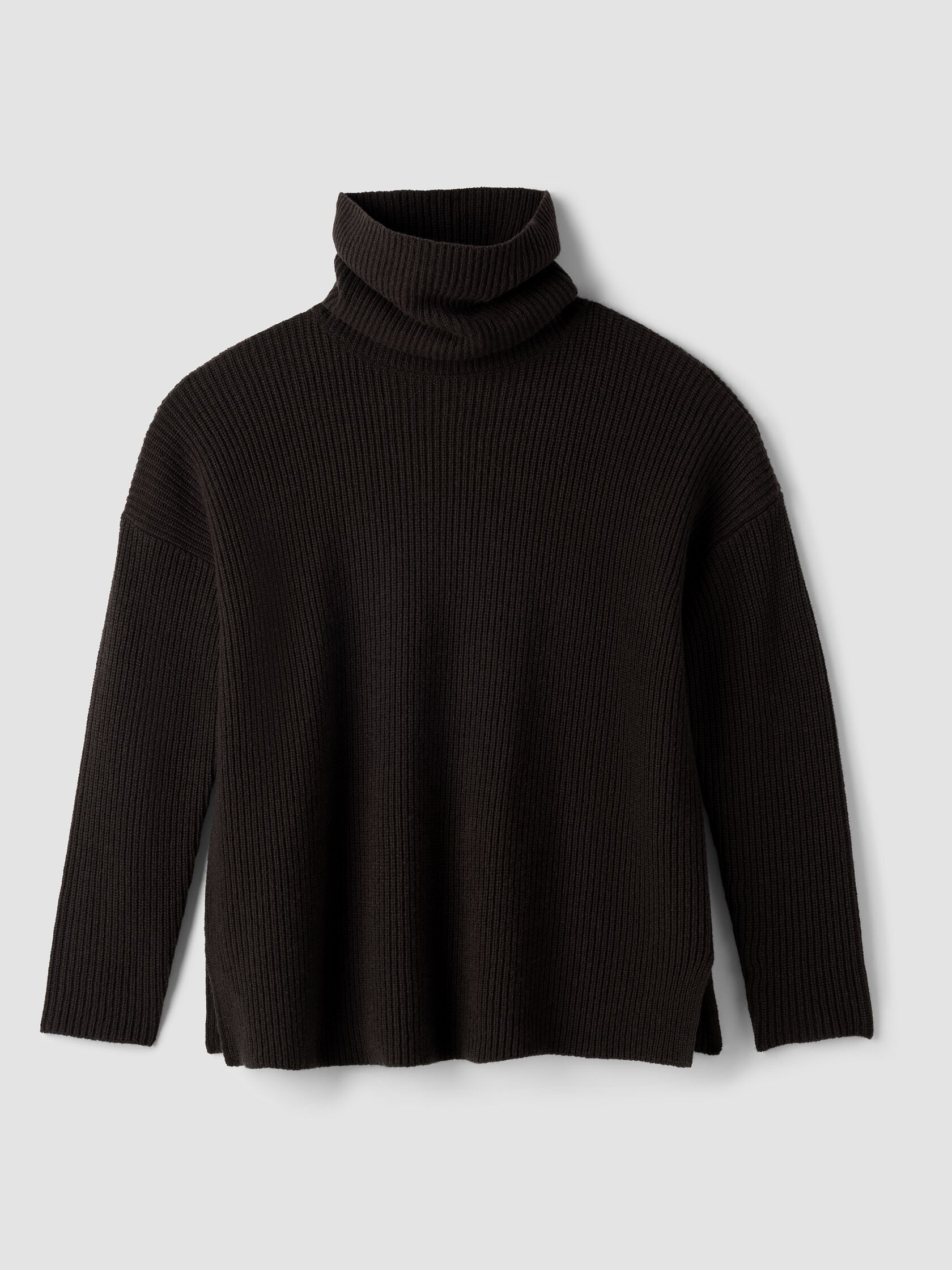 Recycled Wool Cashmere Turtleneck Top