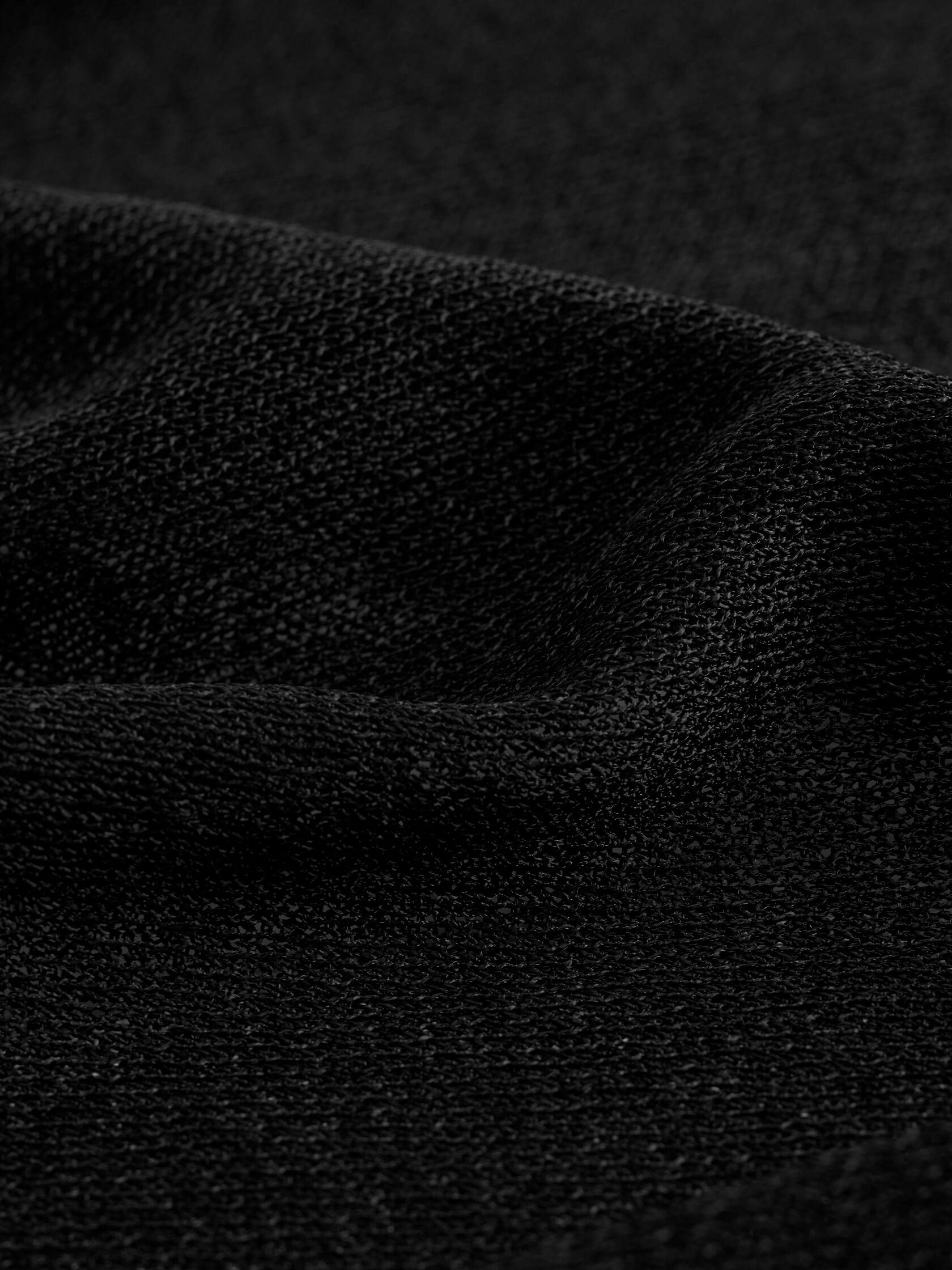 Gossamer Viscose Wedge Crew Neck Top