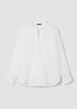 Organic Cotton Ripple Band Collar Shirt