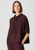 Traceable Organic Cotton Jersey Funnel Neck Box-Top