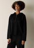 Lightweight Ponte Funnel Neck Top