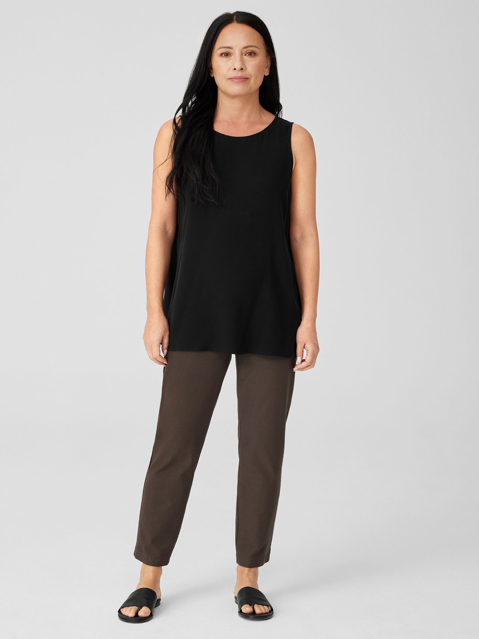 Washable Stretch Crepe Pant