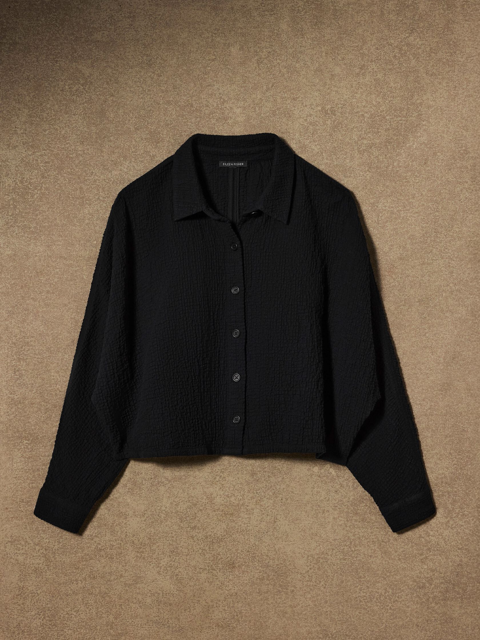 Organic Cotton Doubleweave Classic Collar Jacket