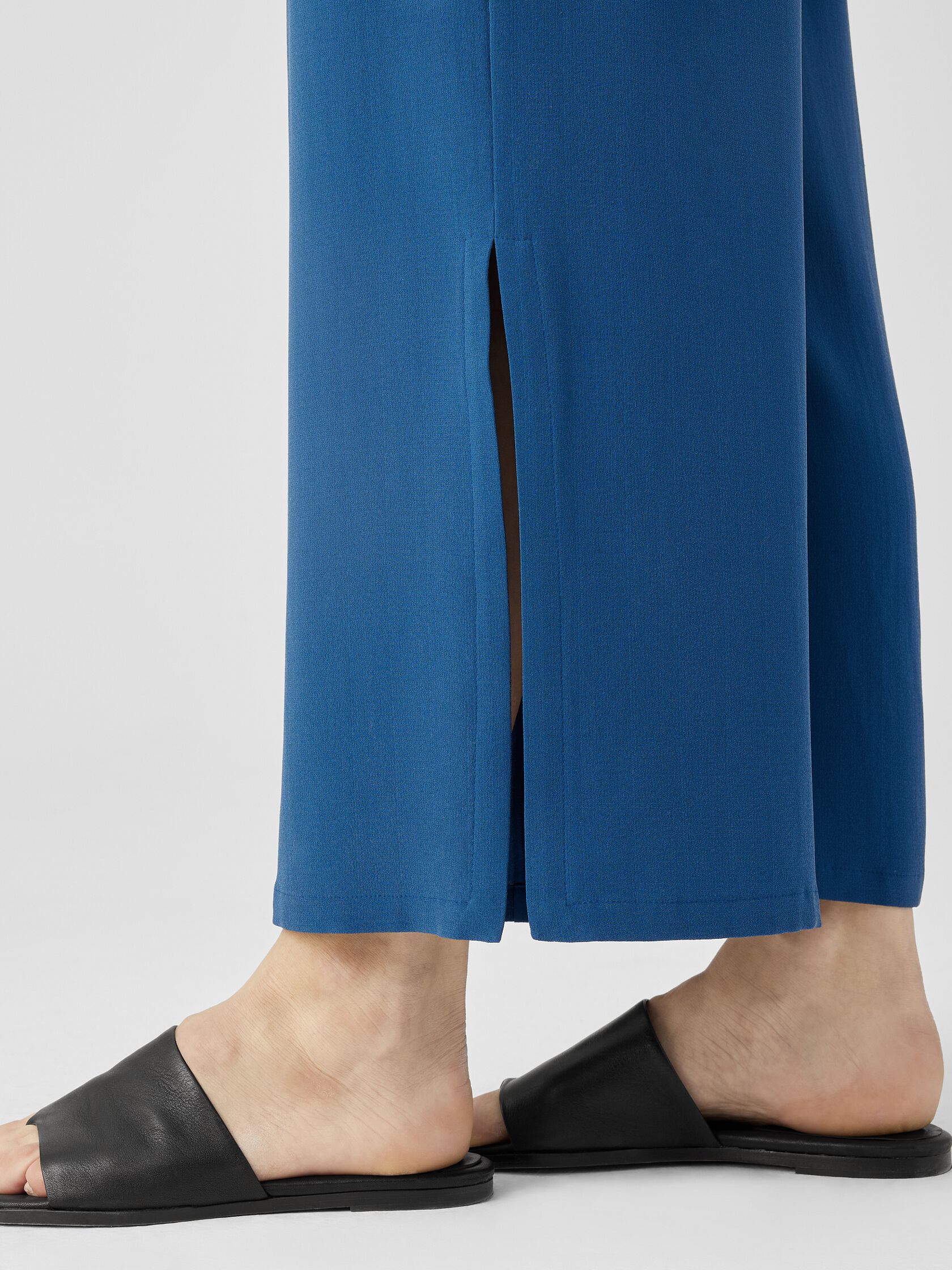 Silk Georgette Crepe Pant with Slits