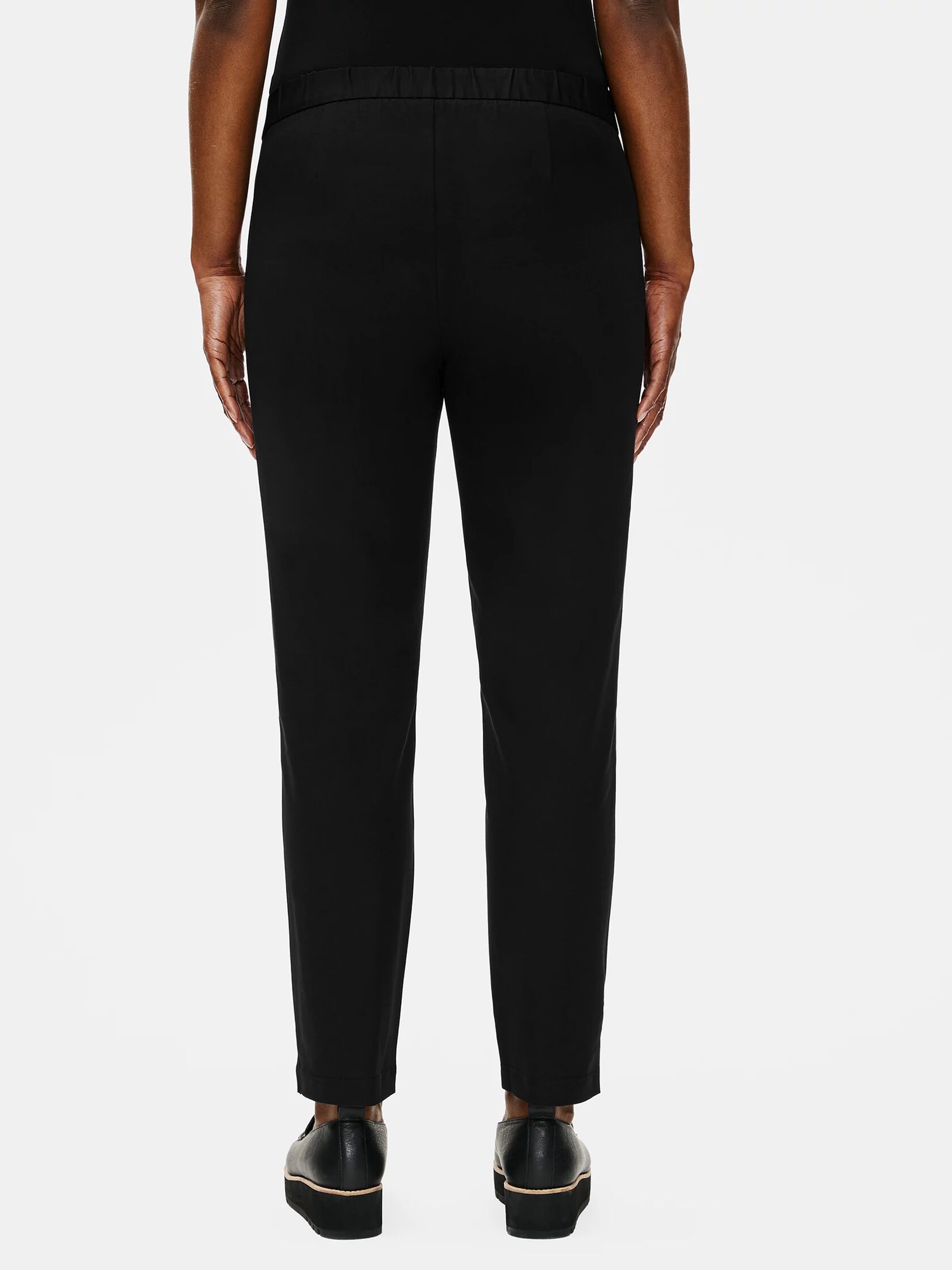Organic Cotton Twill Slim Ankle Pant