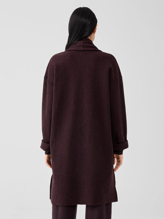 Lightweight Boiled Wool Coat