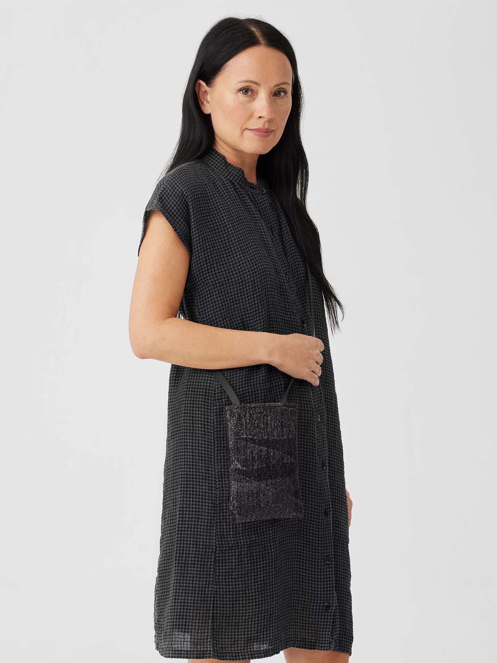 Waste No More Felted Phone Pouch | EILEEN FISHER