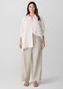 Organic Linen Wide-Leg Trouser Pant